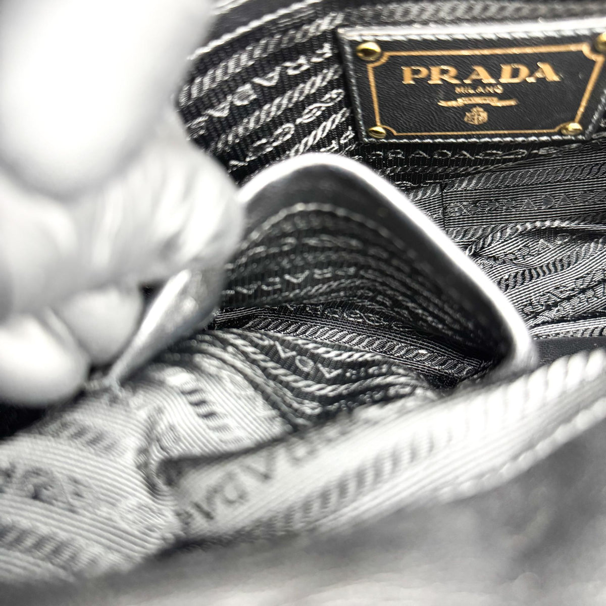 Prada Tessuto Gaufre tote bag