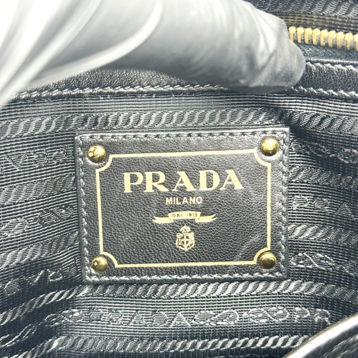 Prada Tessuto Gaufre tote bag