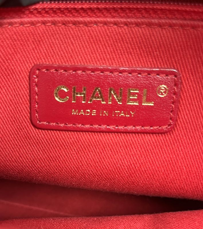 Chanel Red Deauville Bag