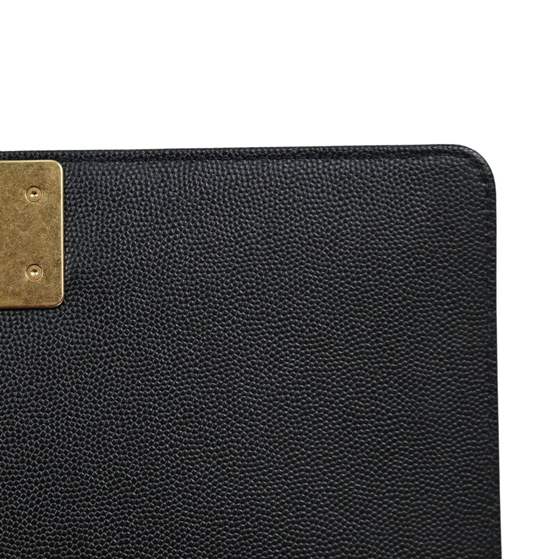 Chanel Black Medium Caviar Boy Bag
