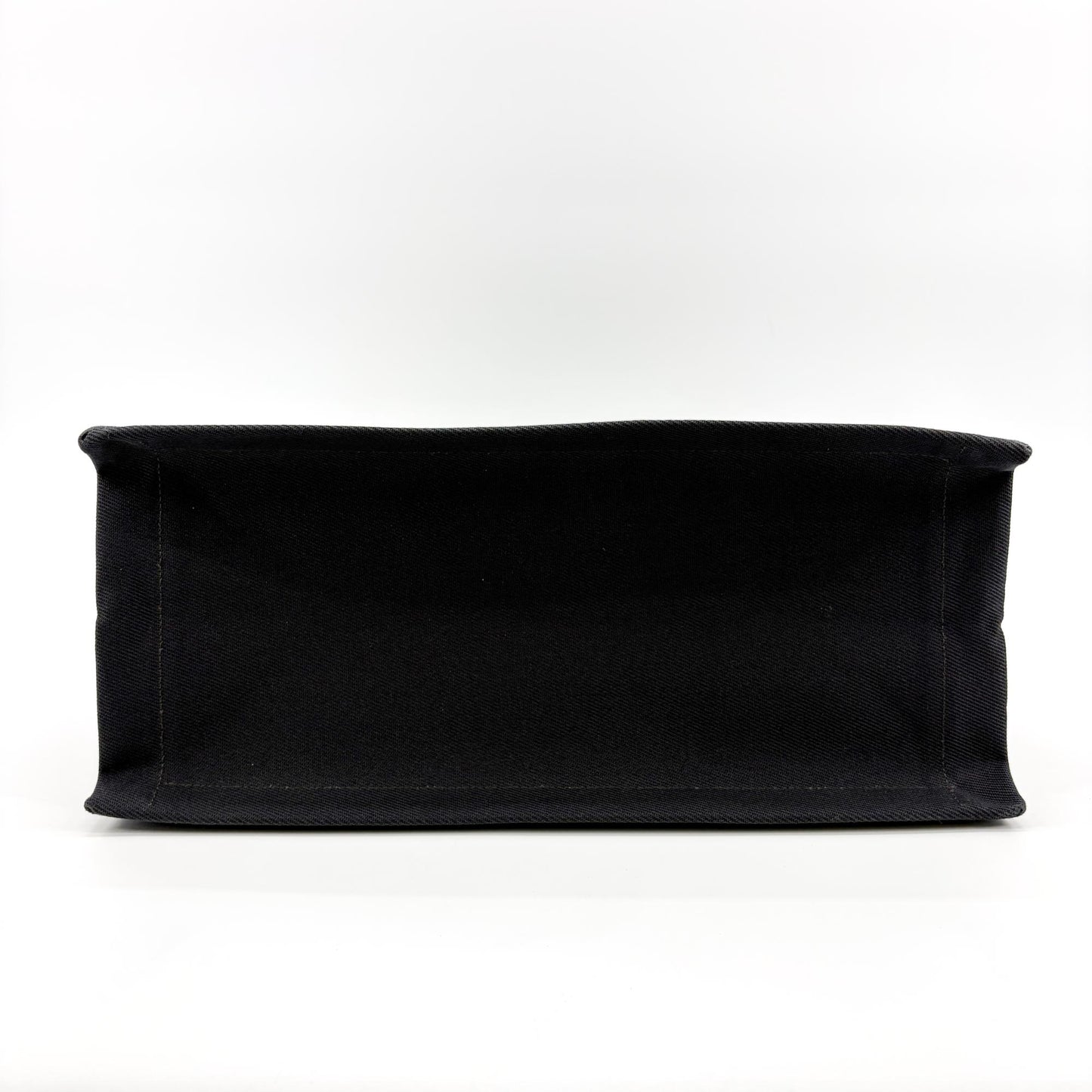 Saint Laurent Rive Gauche North/South Tote Bag Black Canvas