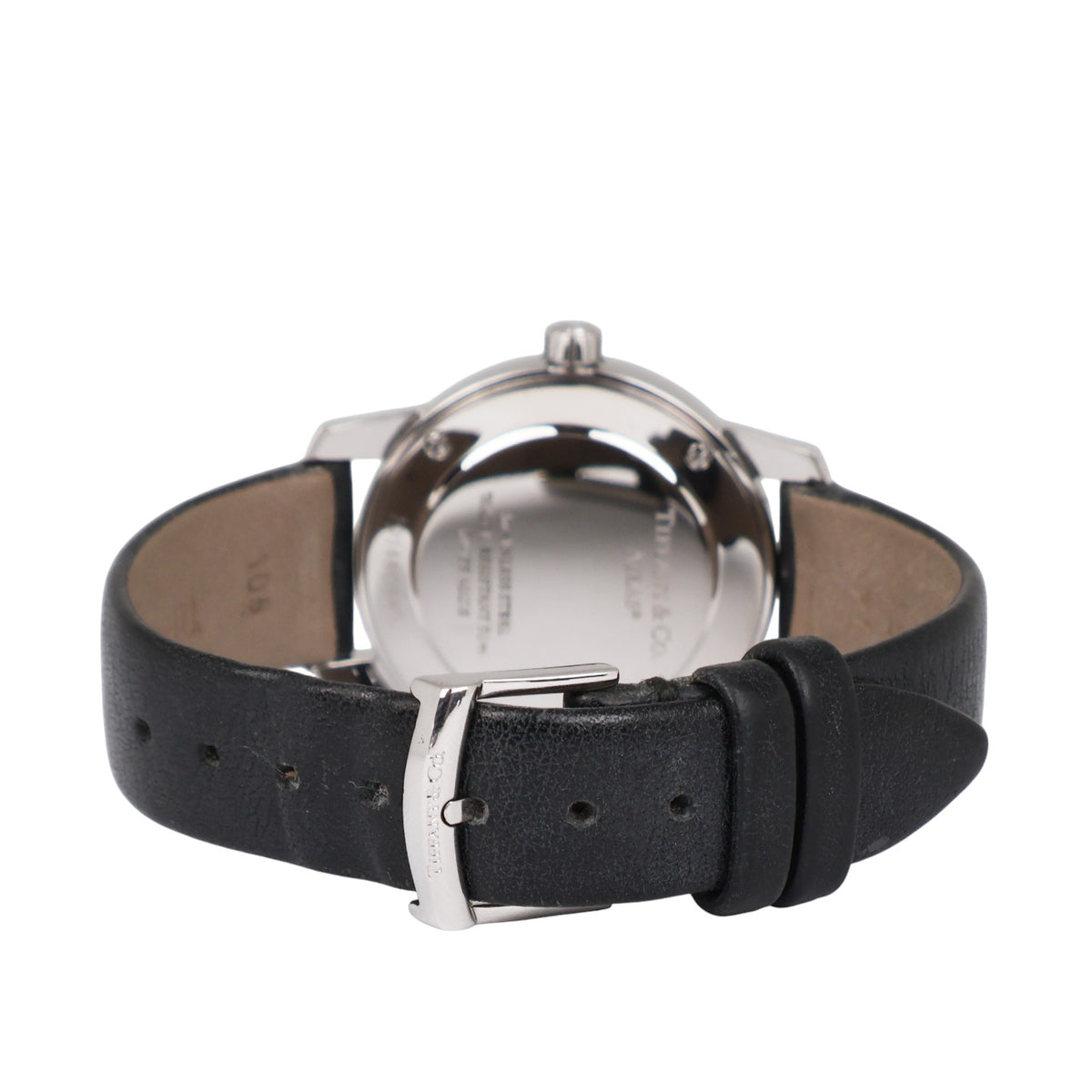 Tiffany 63452785 Atlas Quartz Leather Band Watch