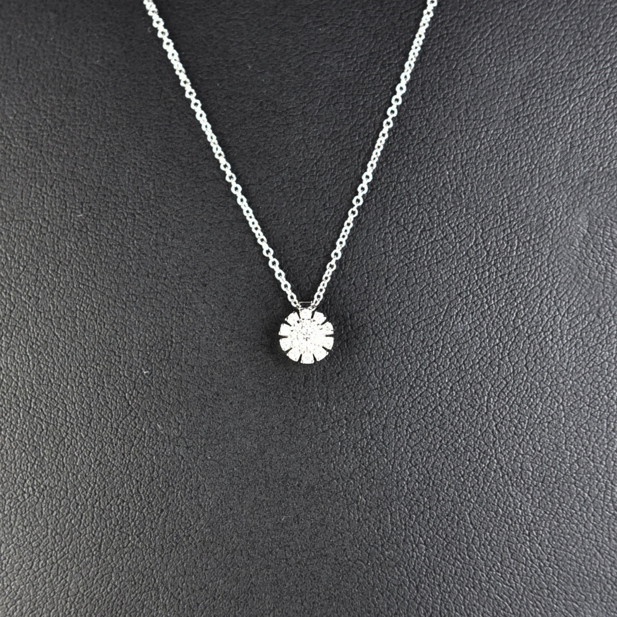 Margherita White Gold Diamond Necklace 6mm