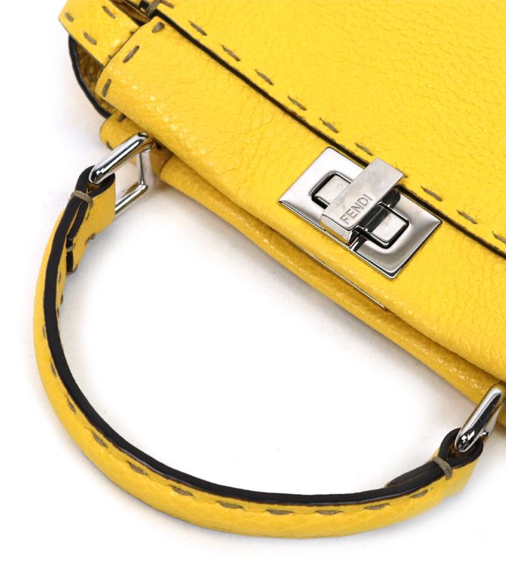 Fendi Yellow Small Celeria Picaboo