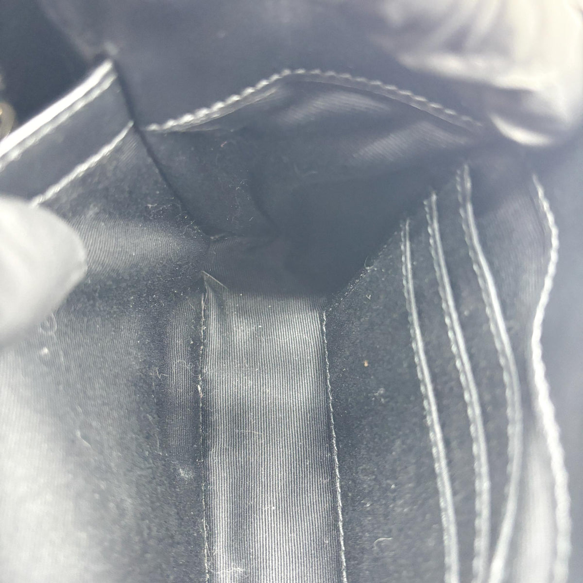 Saint Laurent Toy Lulu Shoulder Bag Black Silver Hardware