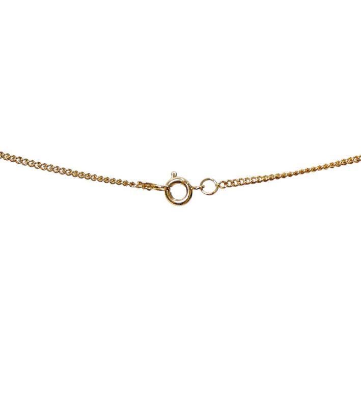 Chanel Black Cubic CC Gold Necklace