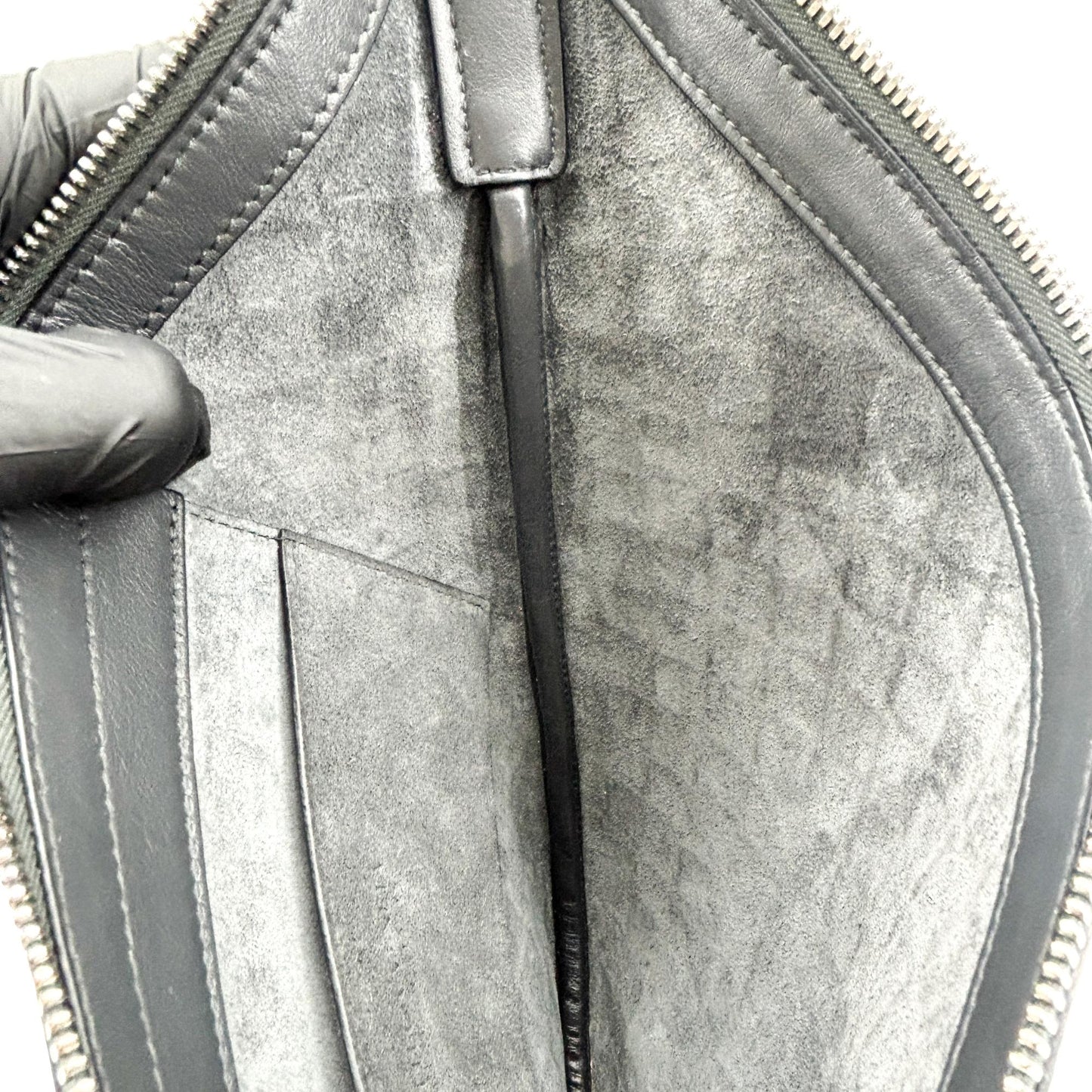Bottega Veneta Intrecciato Vic Shoulder Bag Black