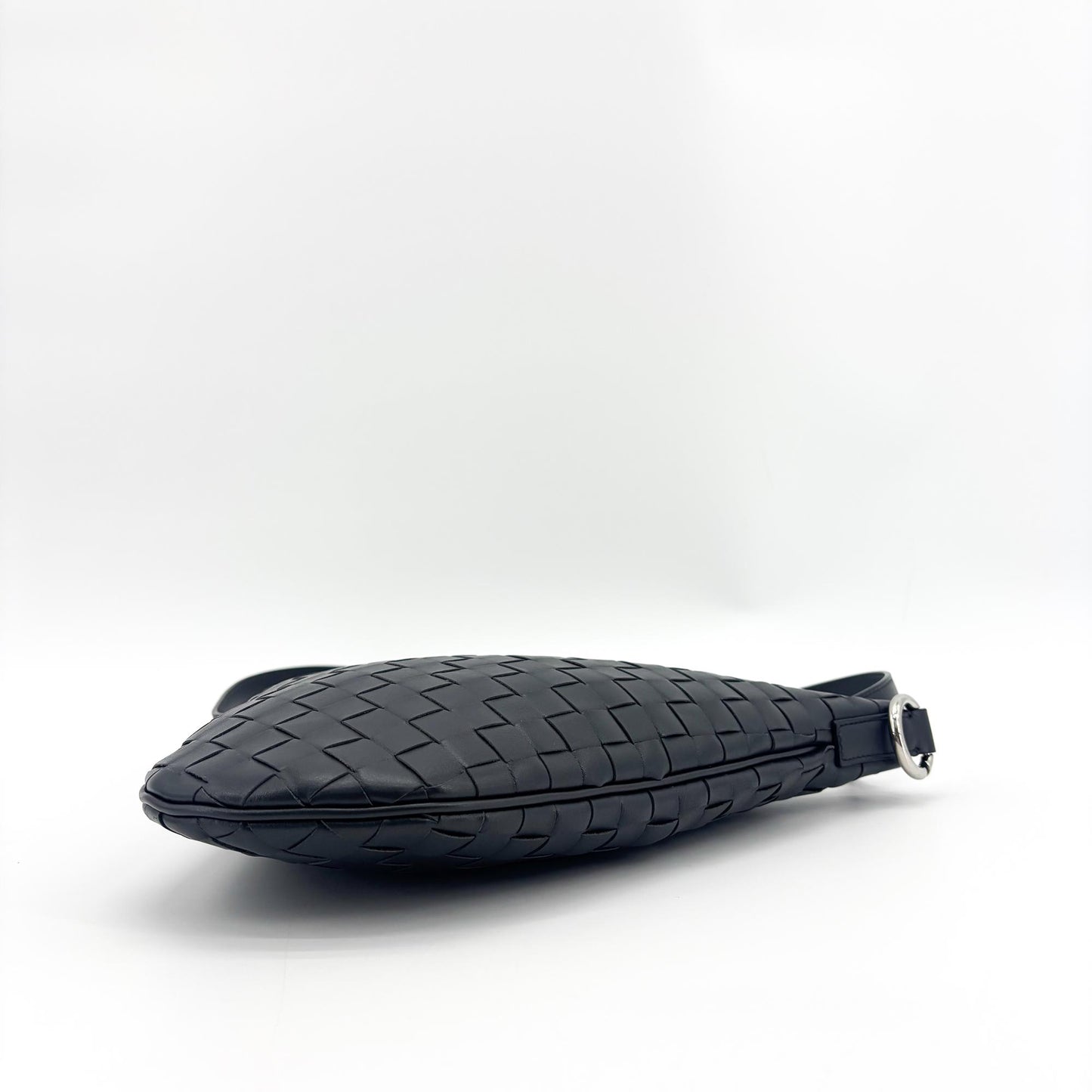 Bottega Veneta Intrecciato Vic Shoulder Bag Black
