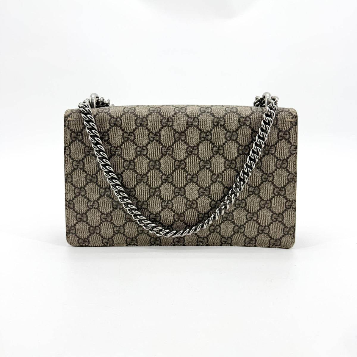 Gucci Dionysus GG Small Crossbody Bag Beige Ebony Taupe