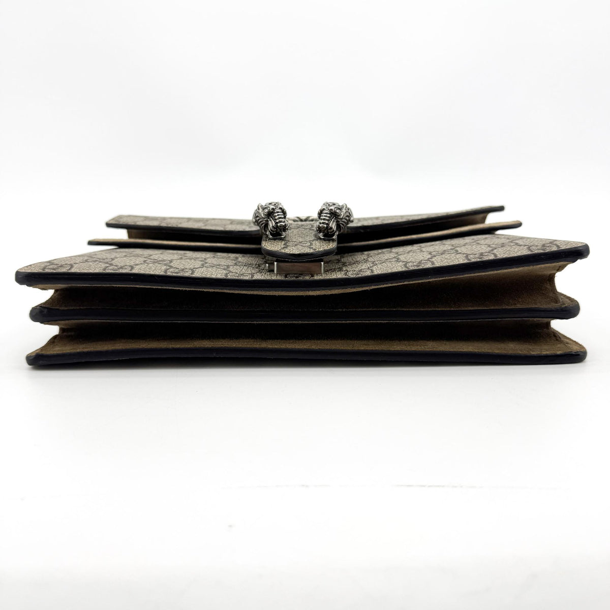 Gucci Dionysus GG Small Crossbody Bag Beige Ebony Taupe