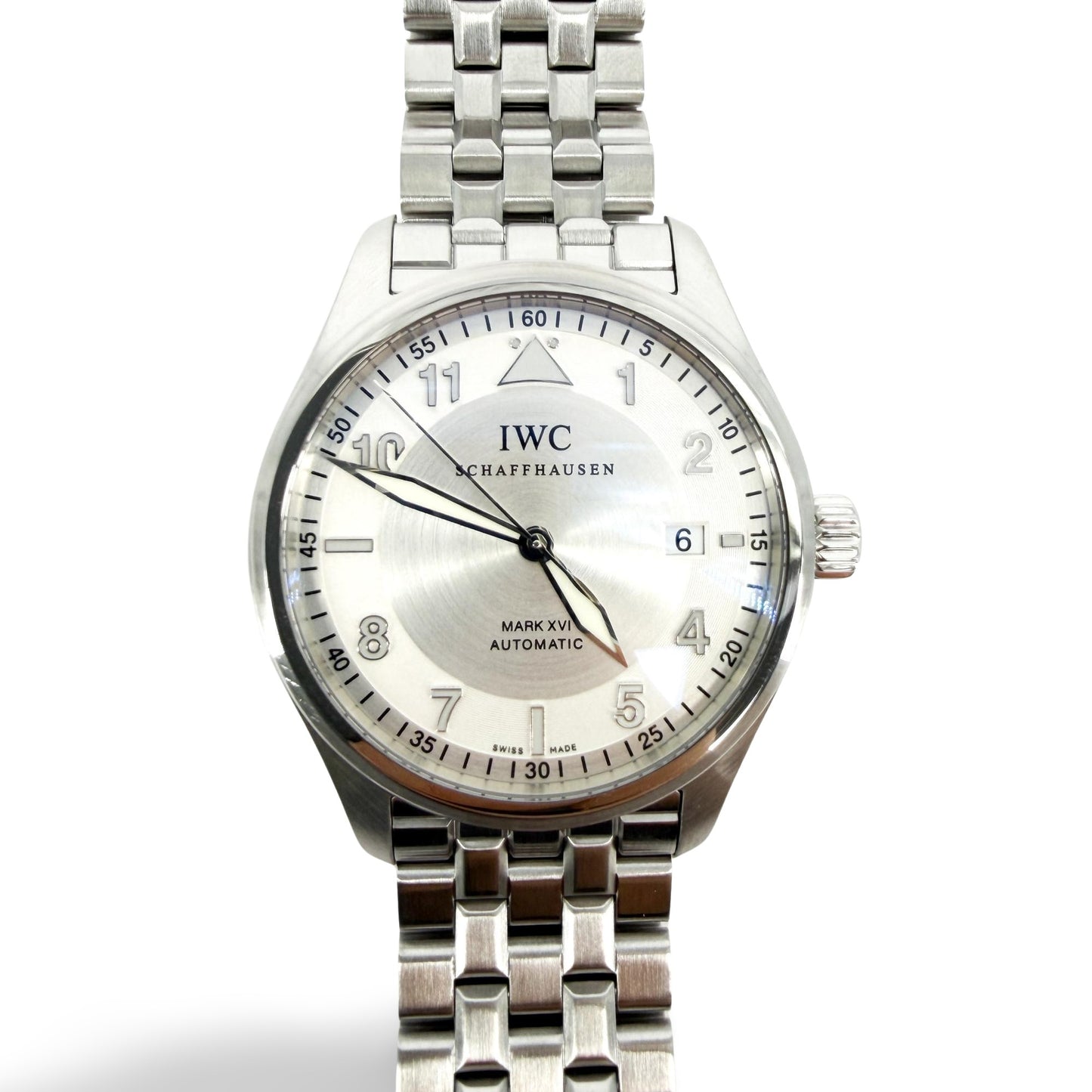 IWC Pilot Watch Mark 16 Automatic Silver Dial Steel