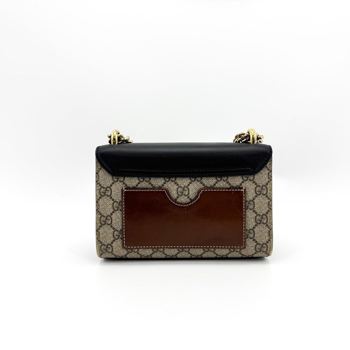 Gucci Padlock Small GG Crossbody Bag Black