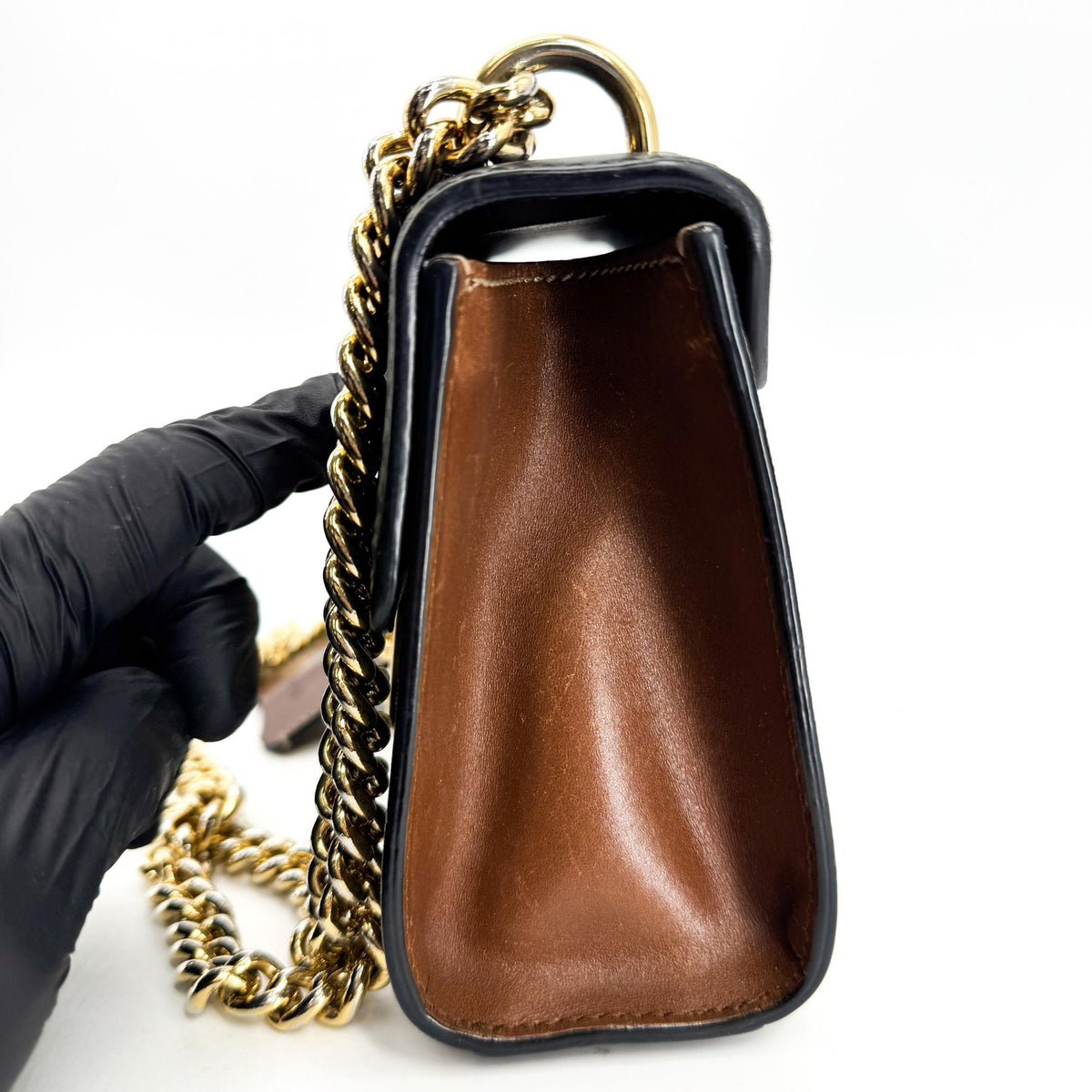 Gucci Padlock Small GG Crossbody Bag Black