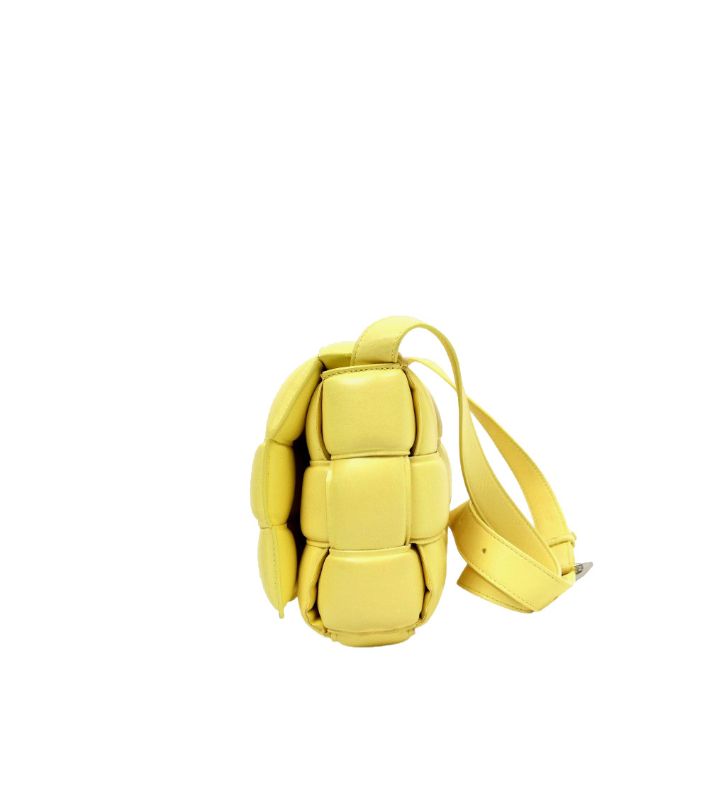 Bottega Veneta Lime Quilted Cassette Bag