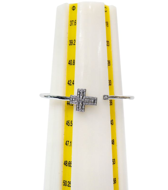 Damiani Size S 750 White Gold Belle Époque Diamond Bracelet