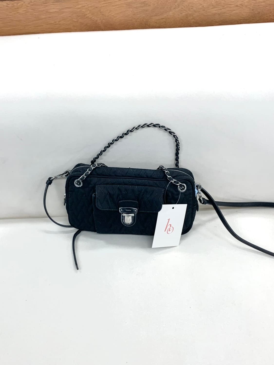 Prada Pocono Tessuto Quilted Two-Way Bag