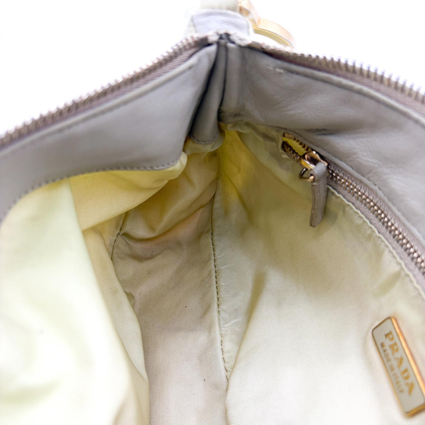 Prada Vintage Nylon Mini Shoulder Bag Light Green