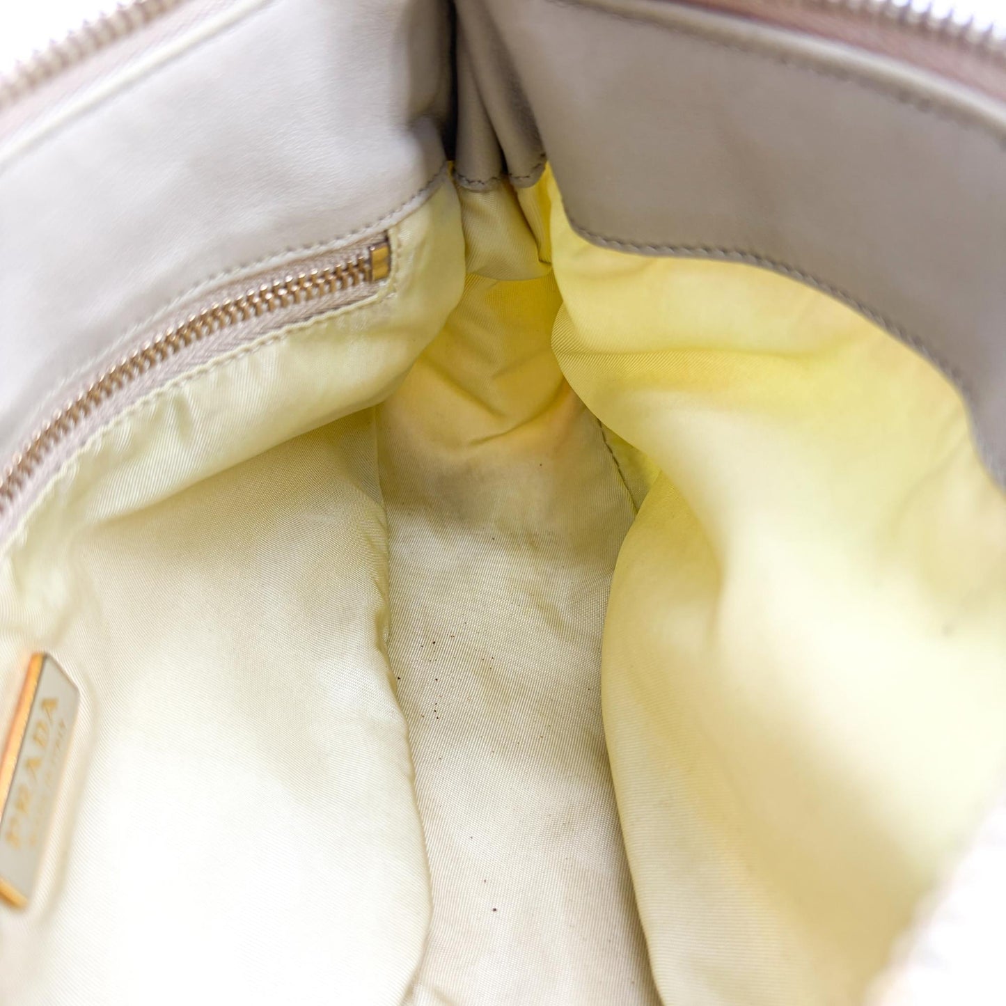 Prada Vintage Nylon Mini Shoulder Bag Light Green