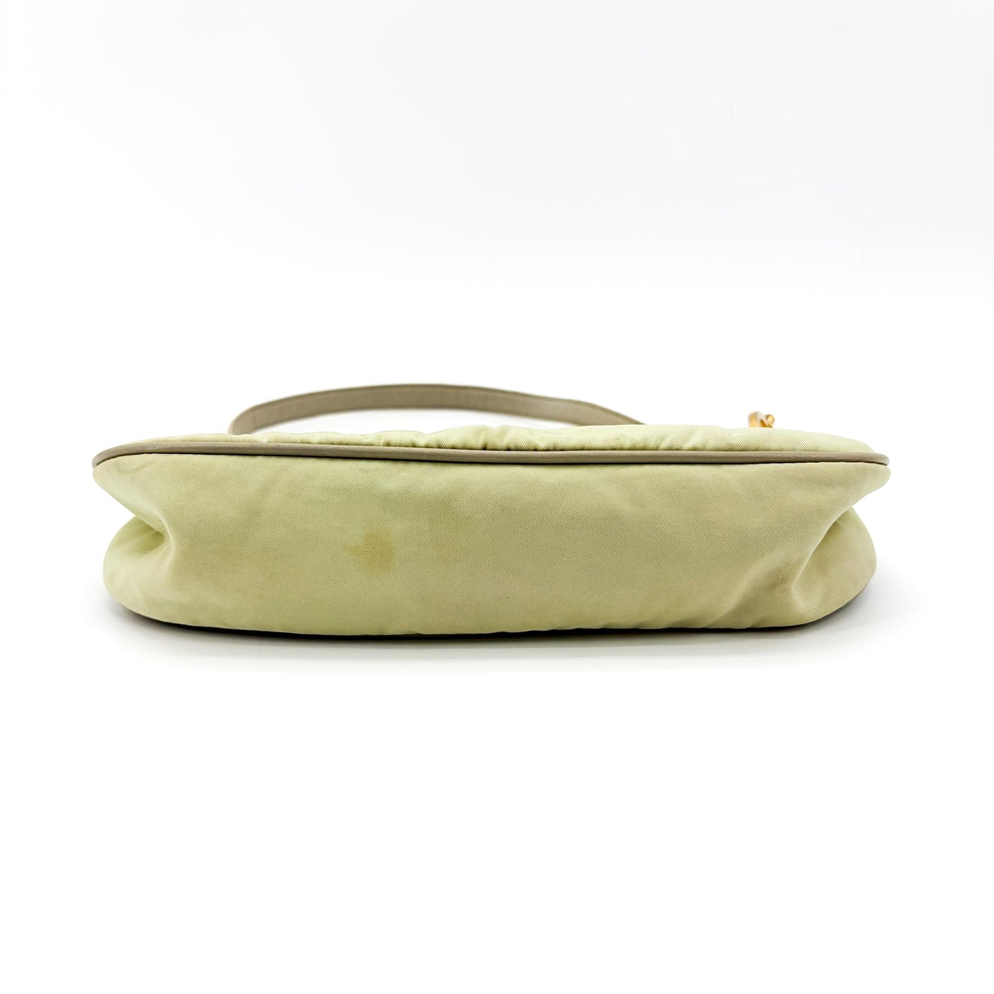 Prada Vintage Nylon Mini Shoulder Bag Light Green