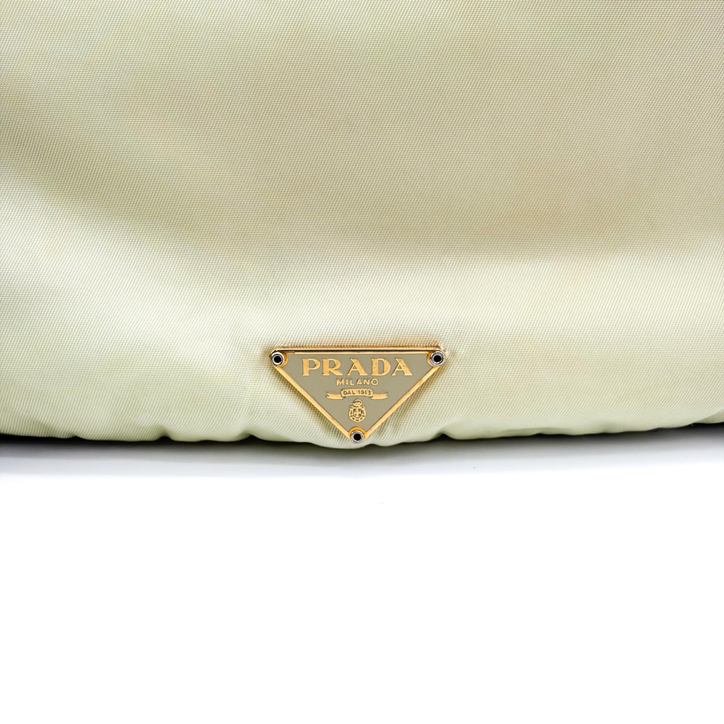 Prada Vintage Nylon Mini Shoulder Bag Light Green