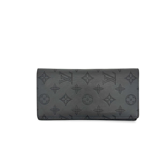 Louis Vuitton Monogram Eclipse Brazza Wallet
