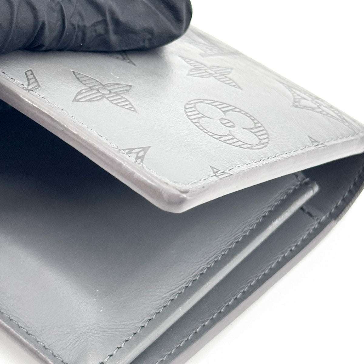 Louis Vuitton Monogram Eclipse Brazza Wallet