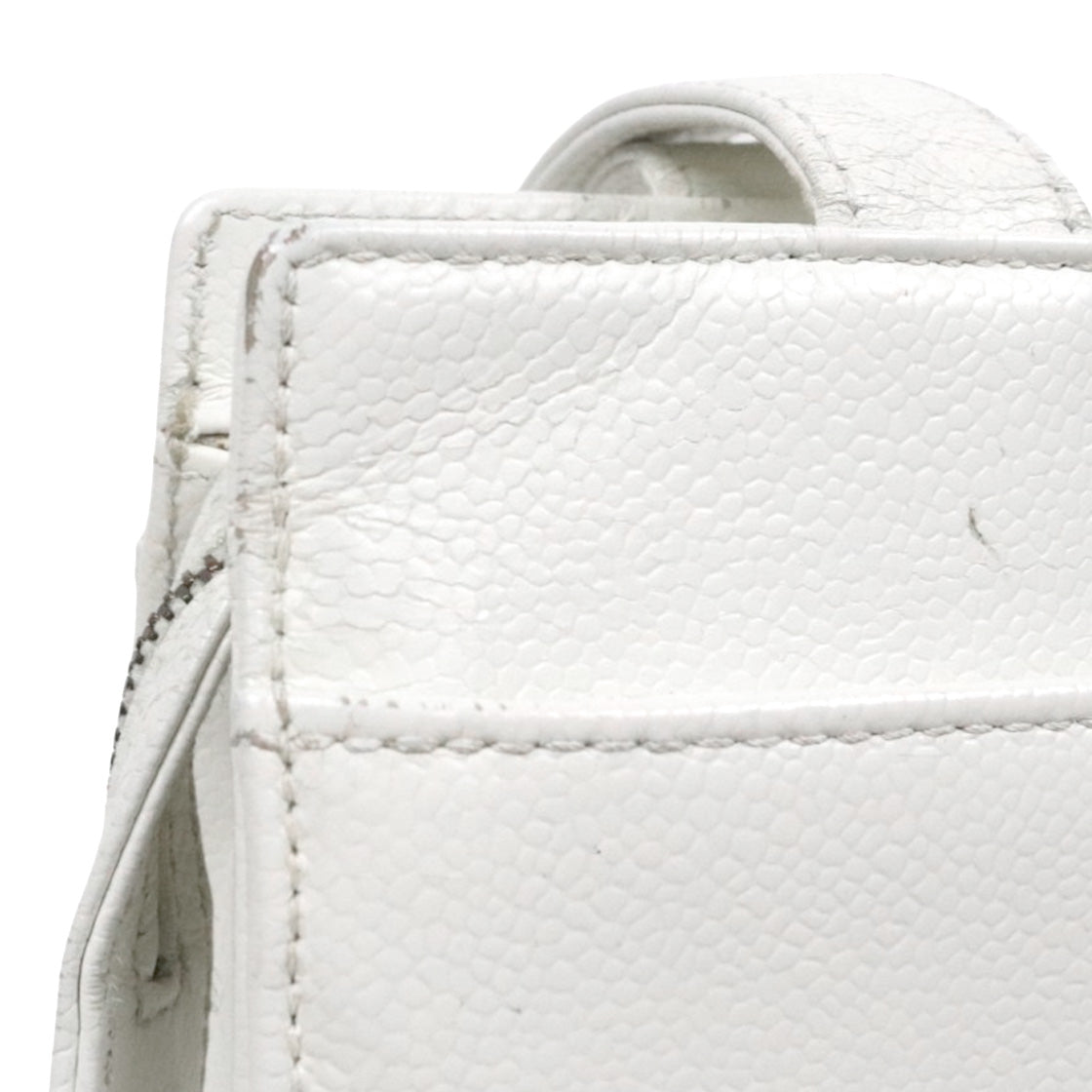 Chanel White Vintage Shoulder Bag
