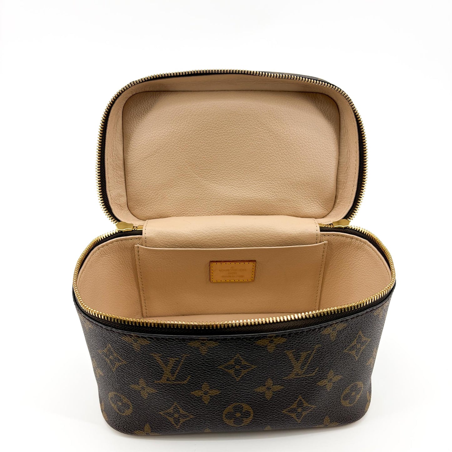 Louis Vuitton Monogram Nice Mini Beauty Case Brown