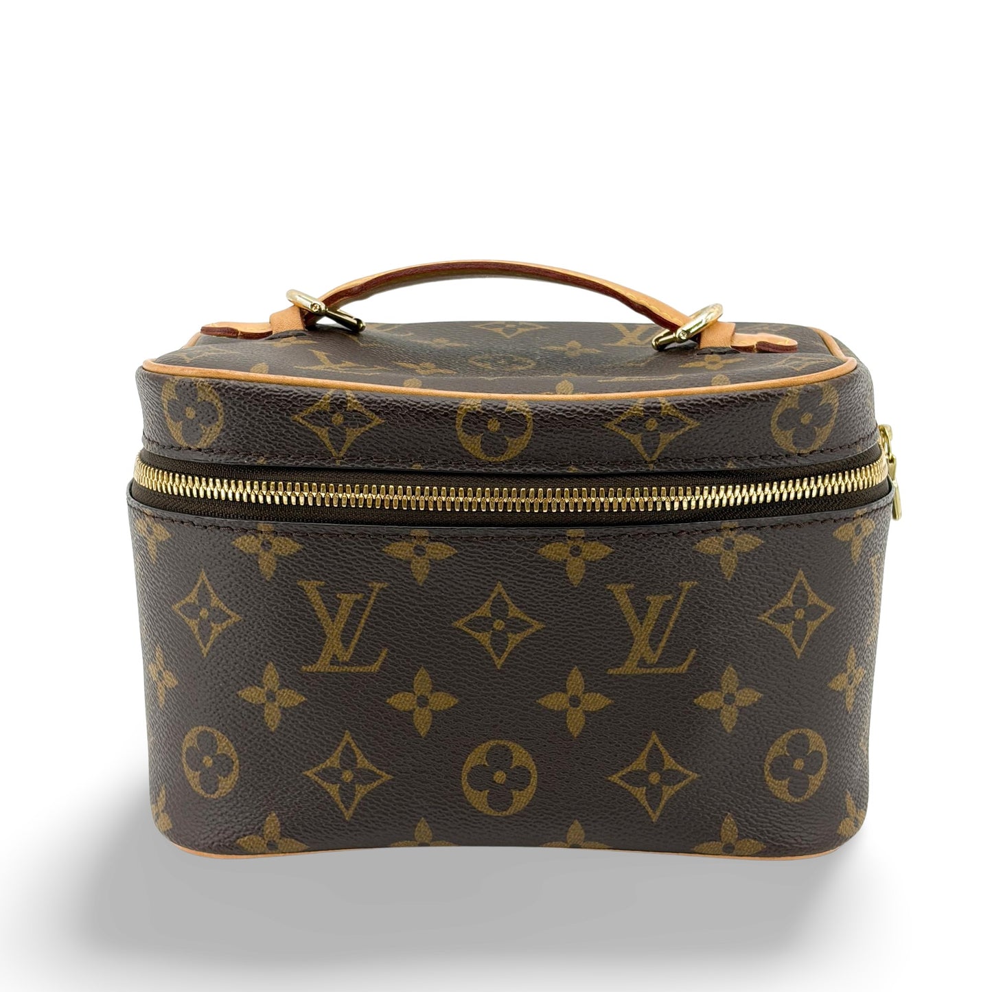 Louis Vuitton Monogram Nice Mini Beauty Case Brown