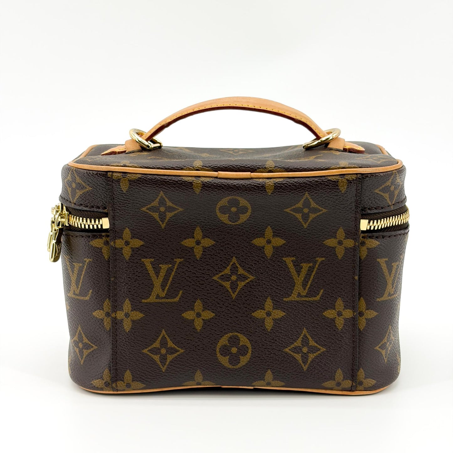 Louis Vuitton Monogram Nice Mini Beauty Case Brown