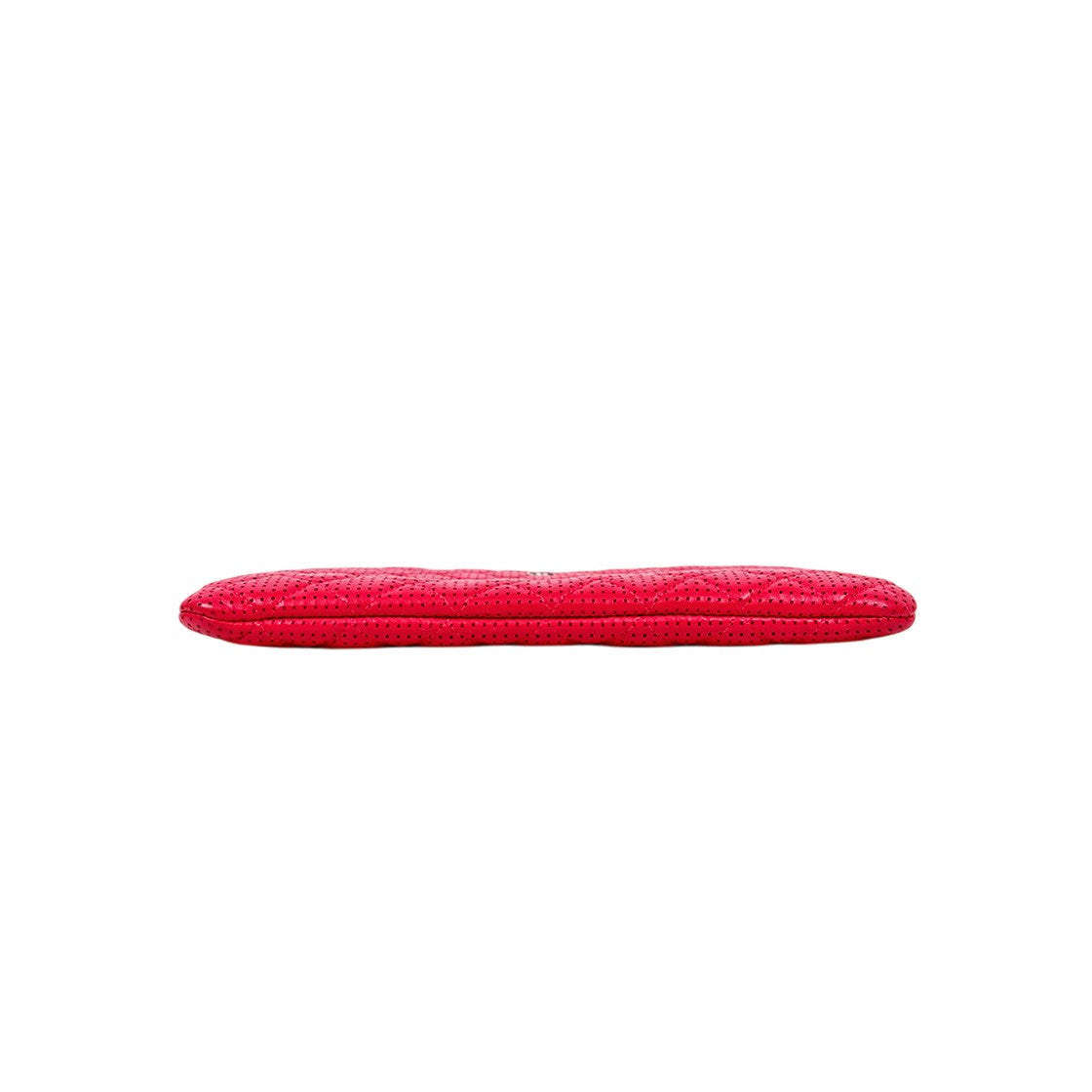 Chanel Pink Perforated Clutch Bag
