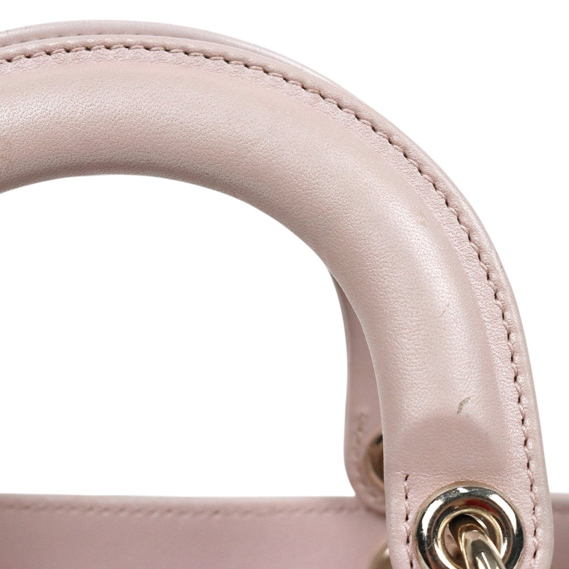 Dior Metallic Pink Lady Mini Shoulder Bag