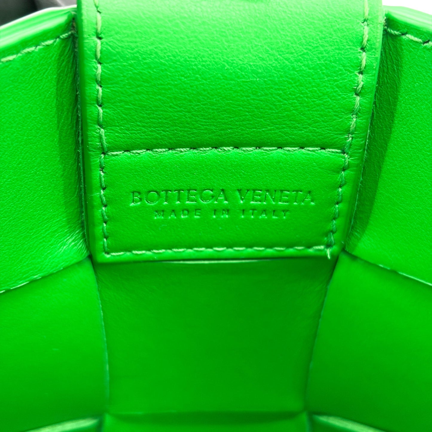 Bottega Veneta Mini Cassette Vertical Crossbody Bag Parquet