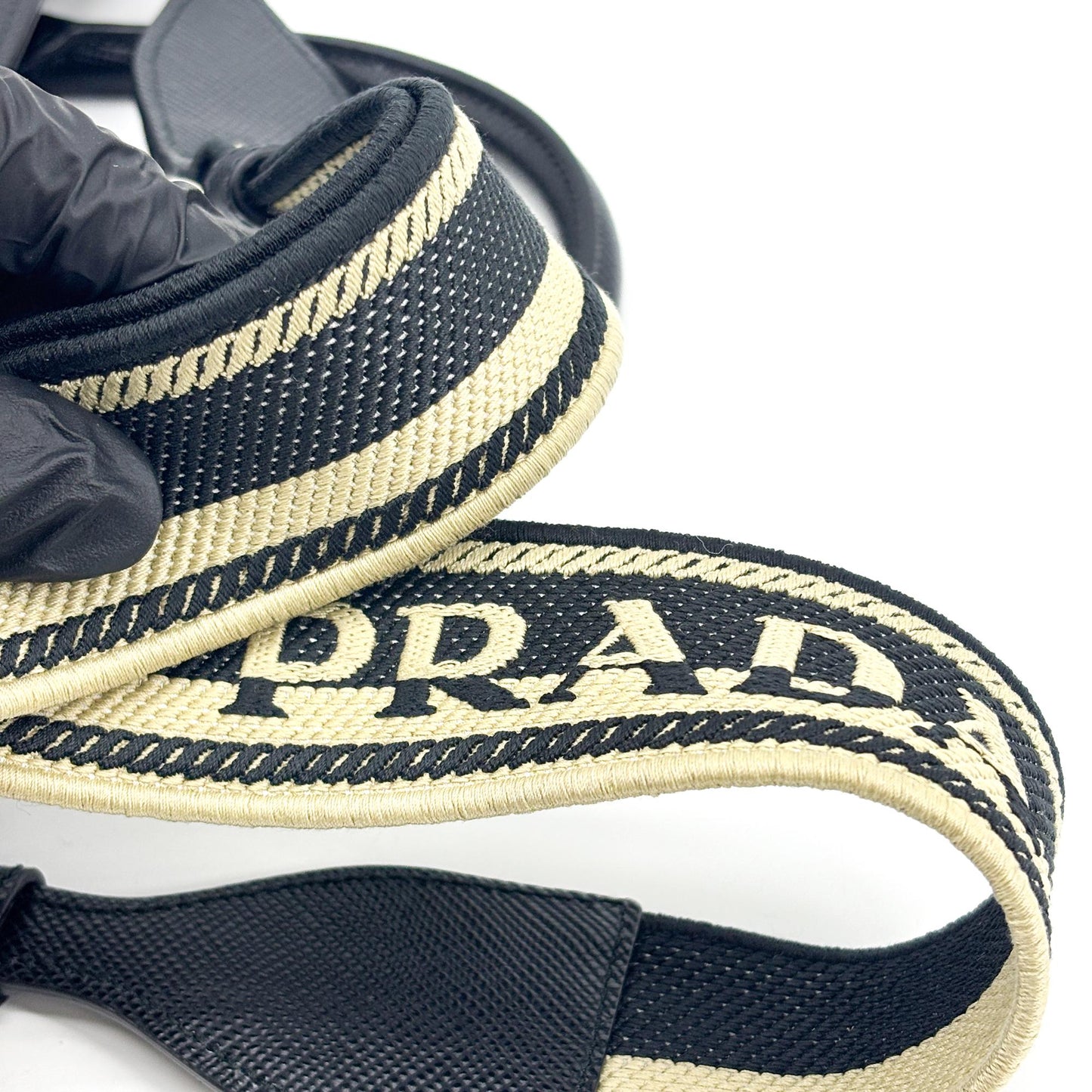 Prada Saffiano Leather Tote Bag Baltico Navy