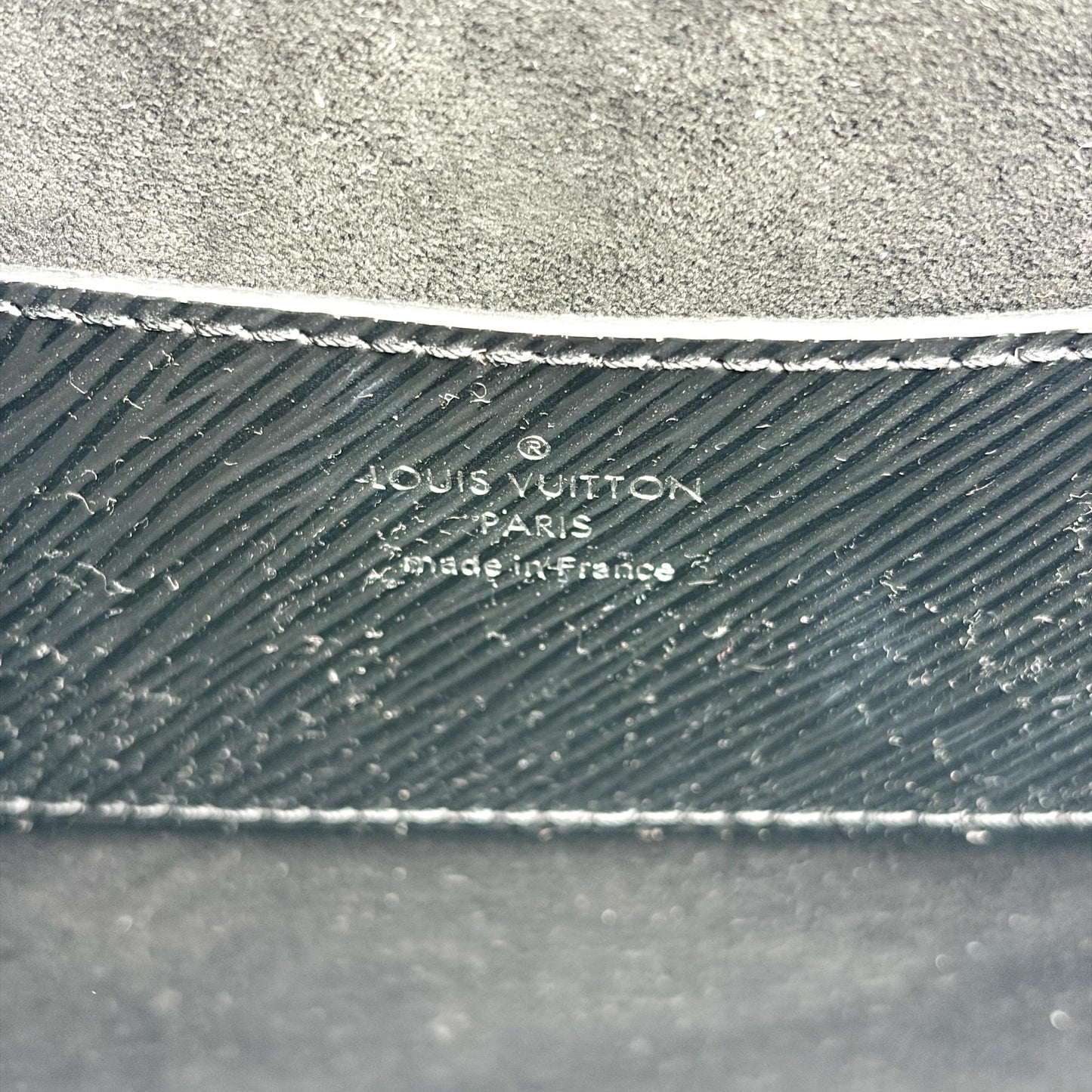 Louis Vuitton Epi Twist MM Black Silver Hardware