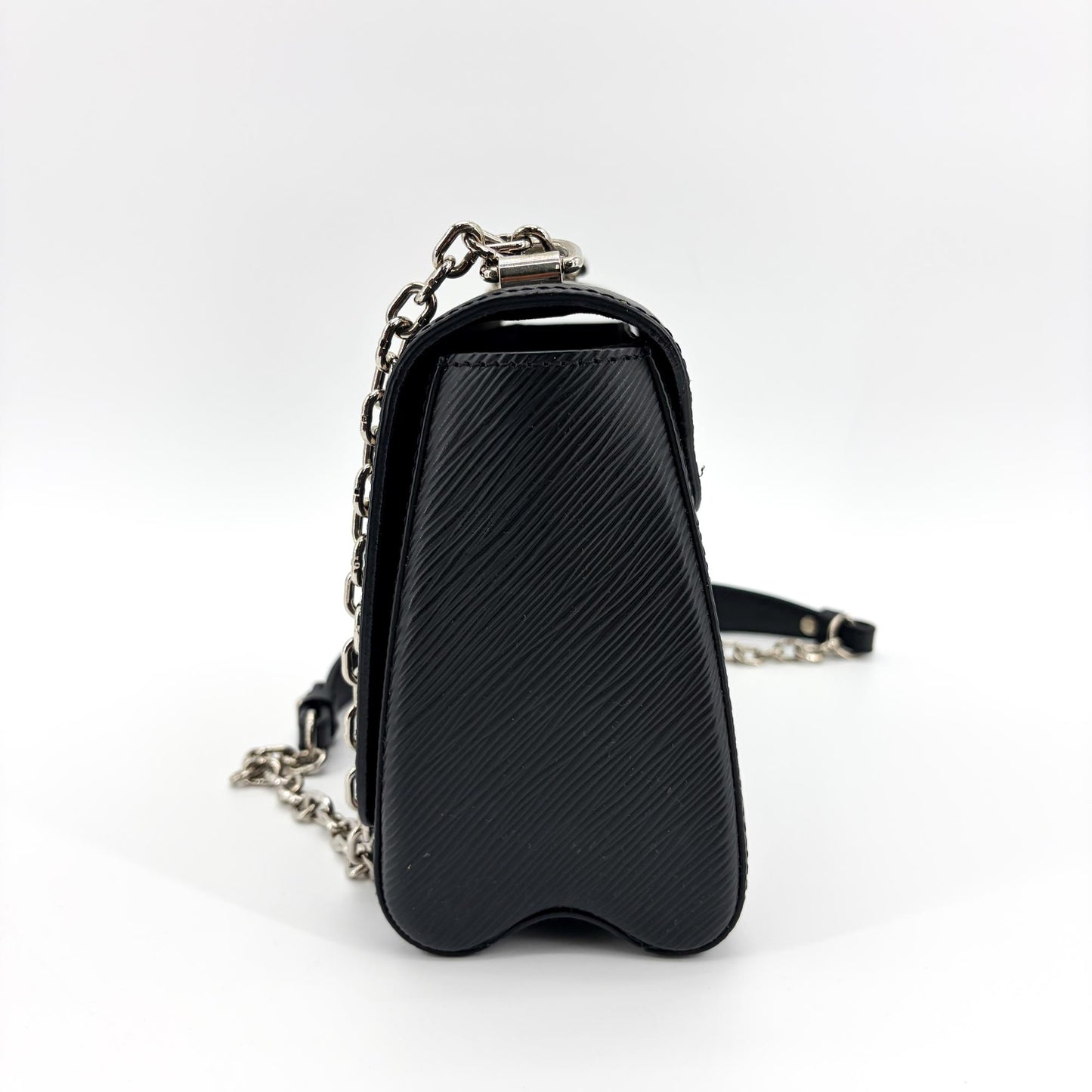 Louis Vuitton Epi Twist MM Black Silver Hardware
