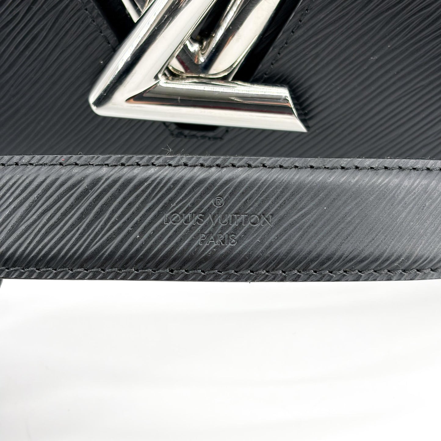 Louis Vuitton Epi Twist MM Black Silver Hardware