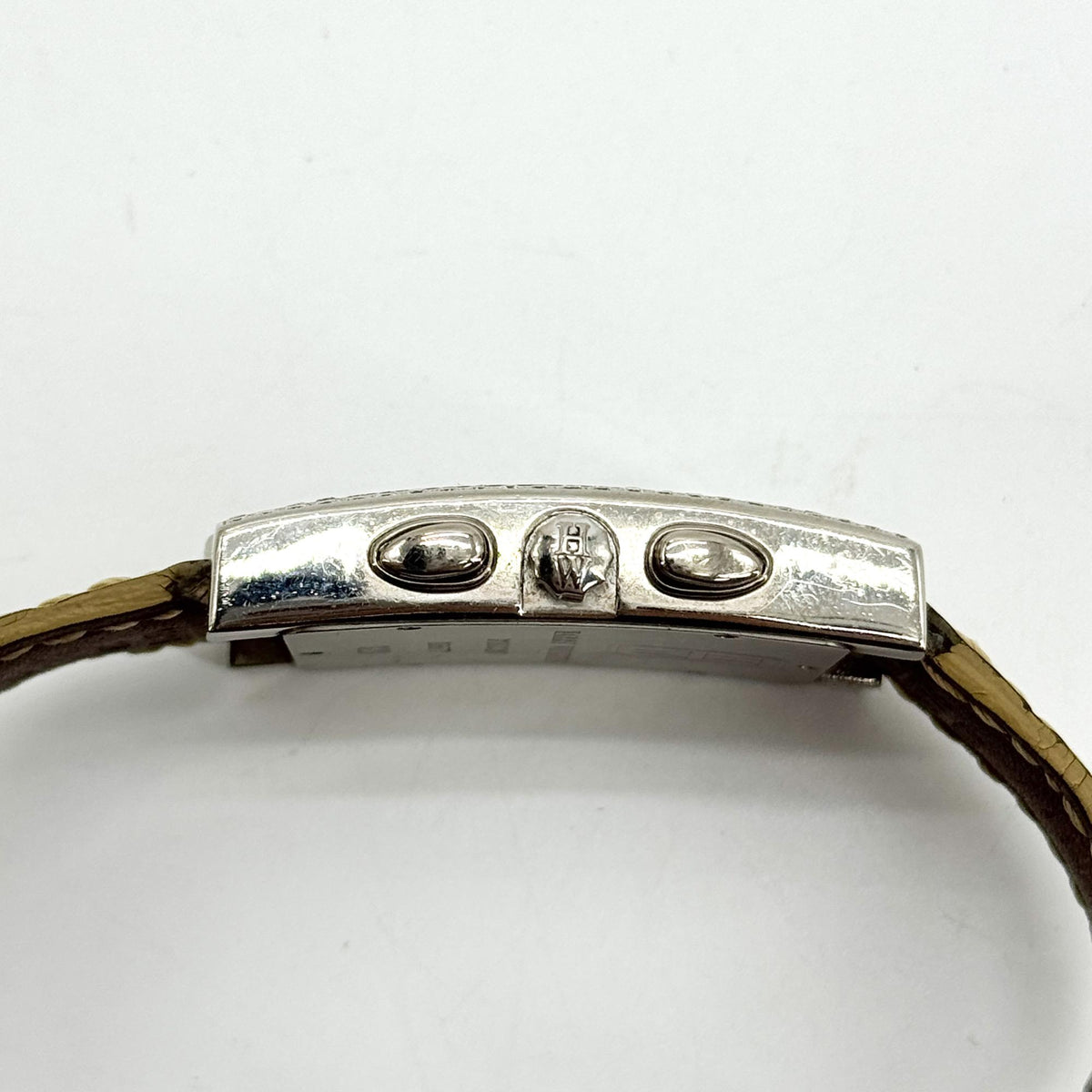 Harry Winston Avenue C Chronograph Diamond White Gold Beige