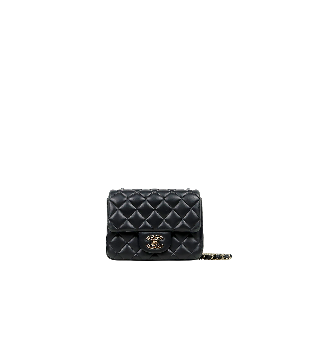 Chanel Black Lambskin Petit Sac