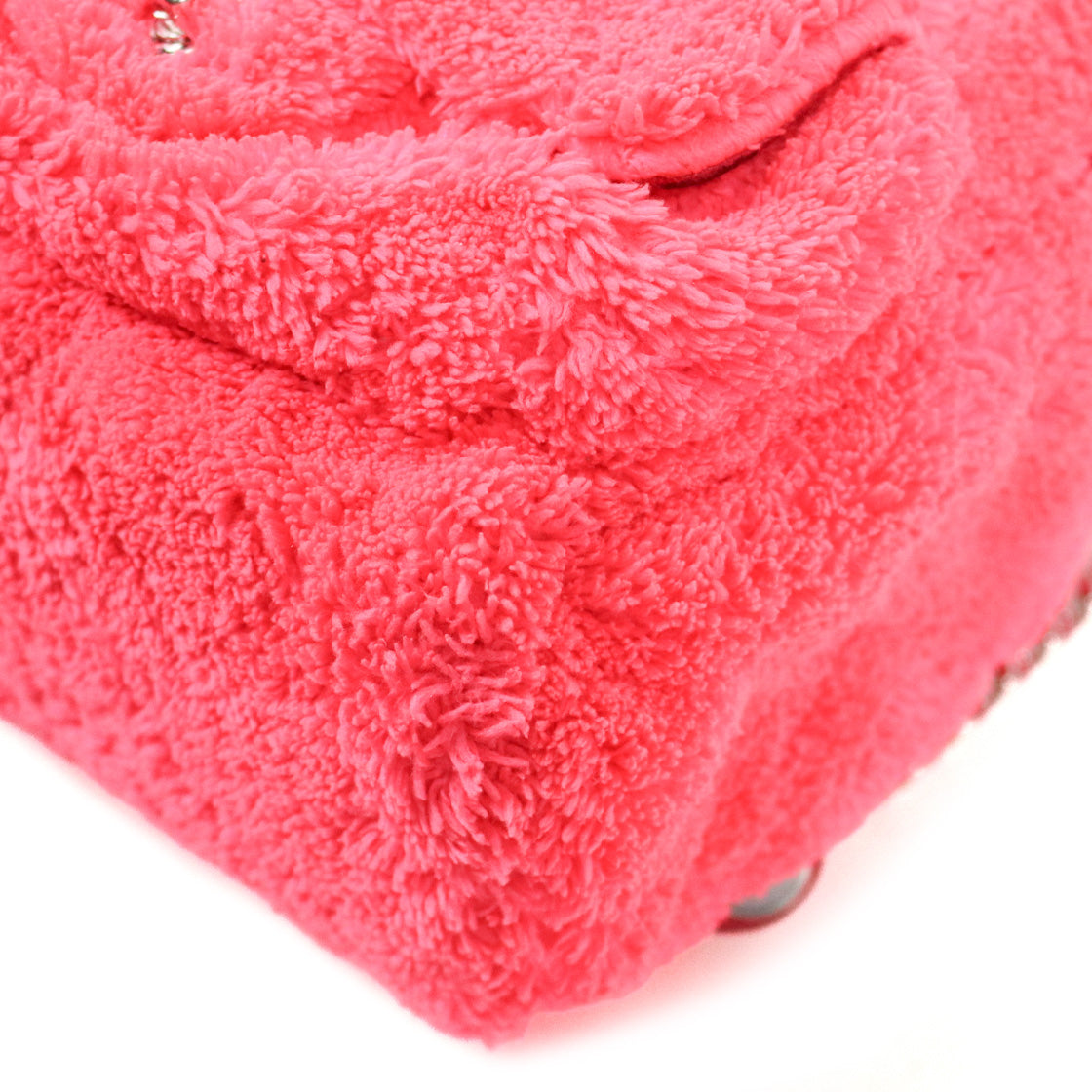Chanel Pink Shearling Backpack
