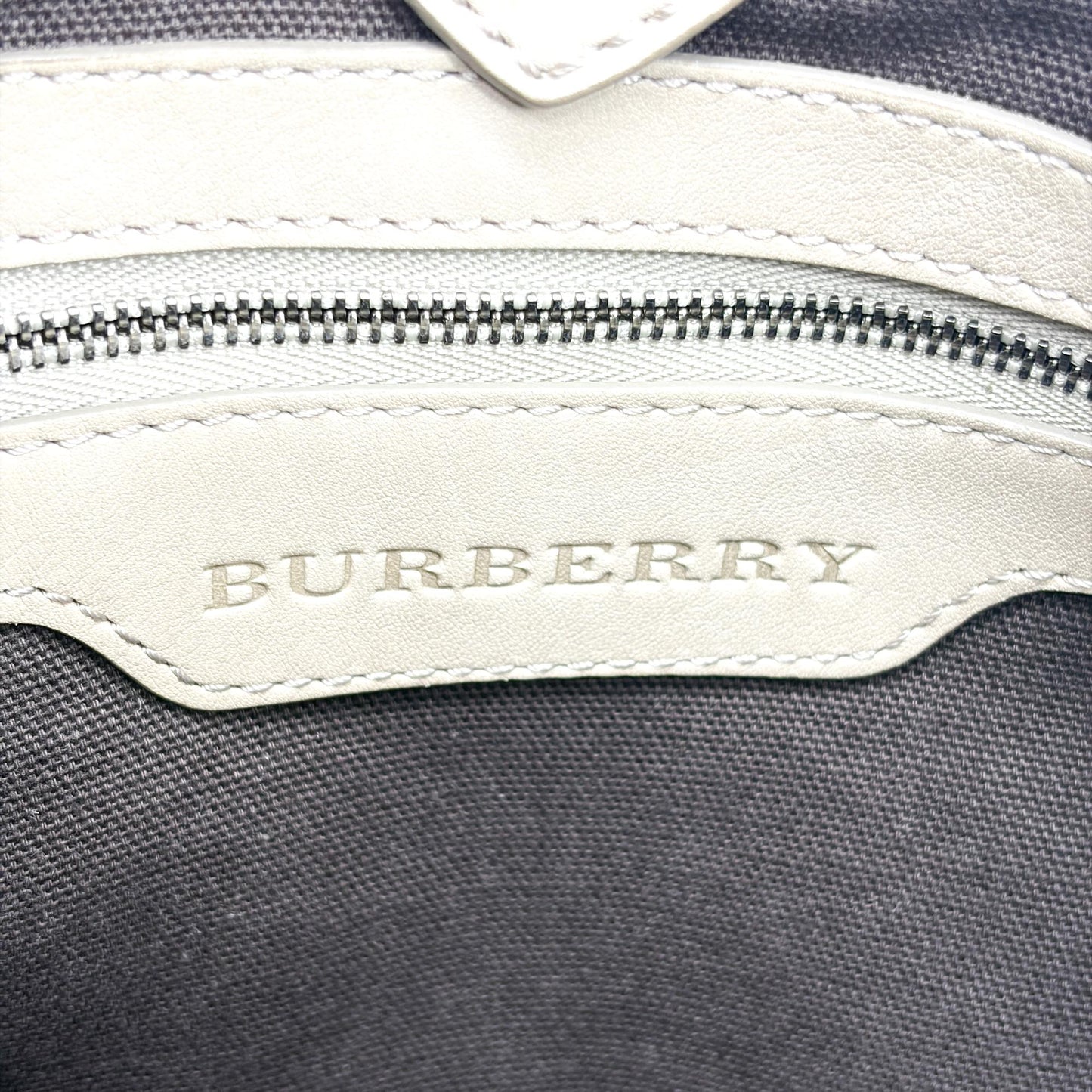 Burberry Nova Check Small Manner Tote Bag Beige