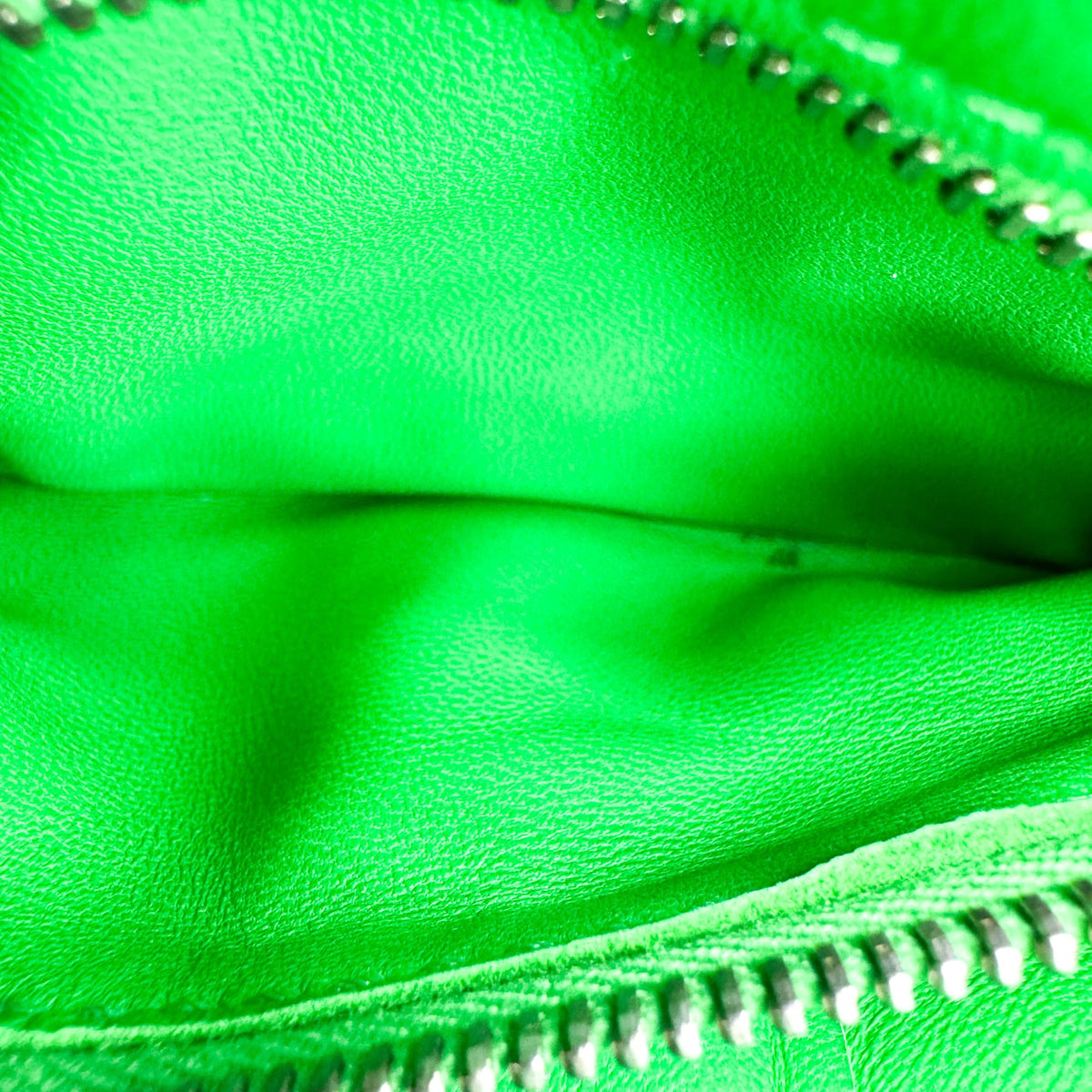 Bottega Veneta Small Padded Leather Cassette Bag Green