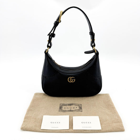 Gucci Aphrodite Small Shoulder Bag Black