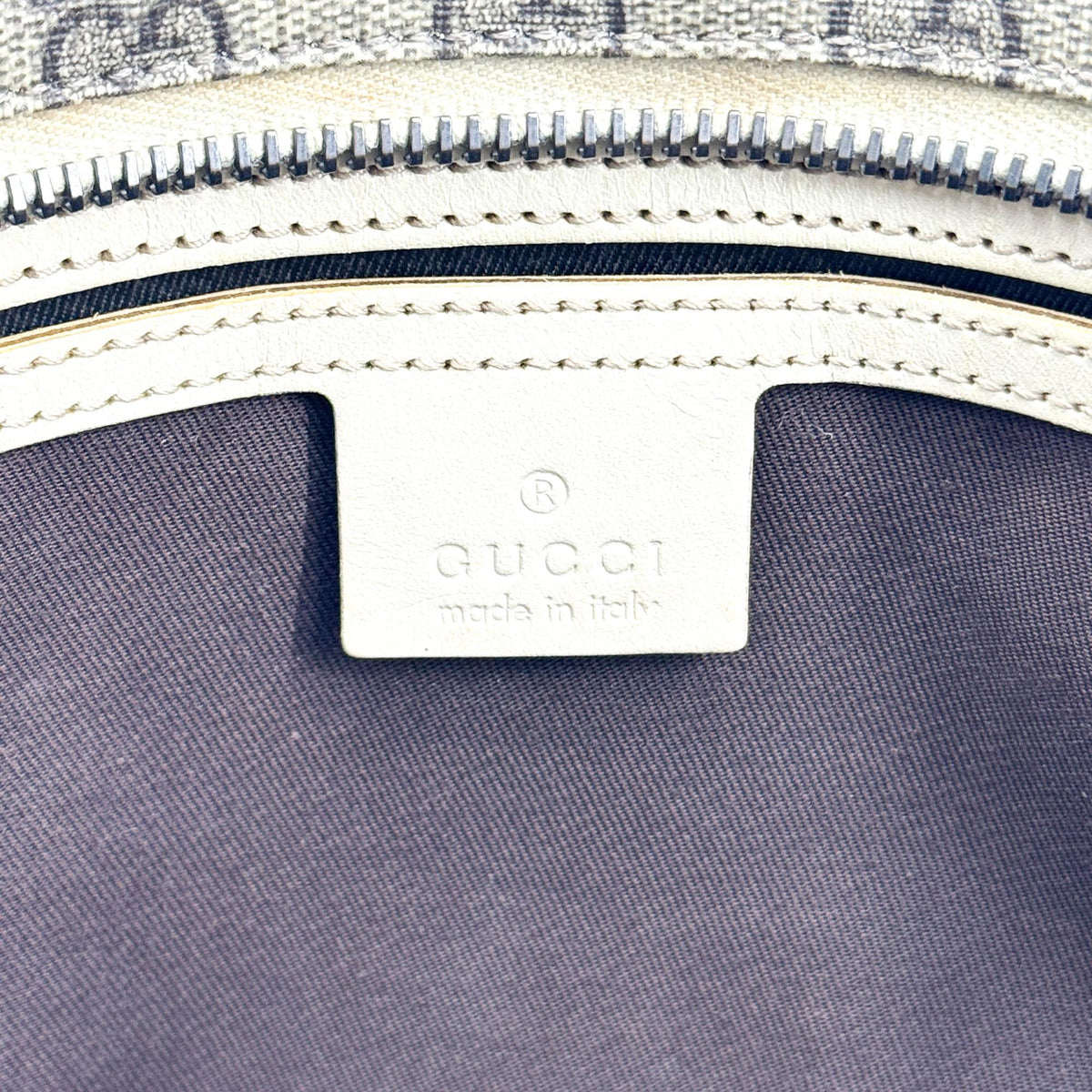 Gucci GG Supreme Canvas Tote Bag Ecru