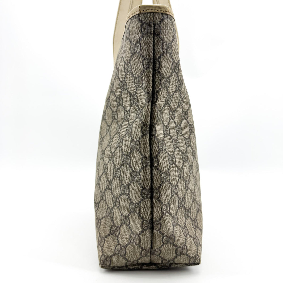 Gucci GG Supreme Canvas Tote Bag Ecru