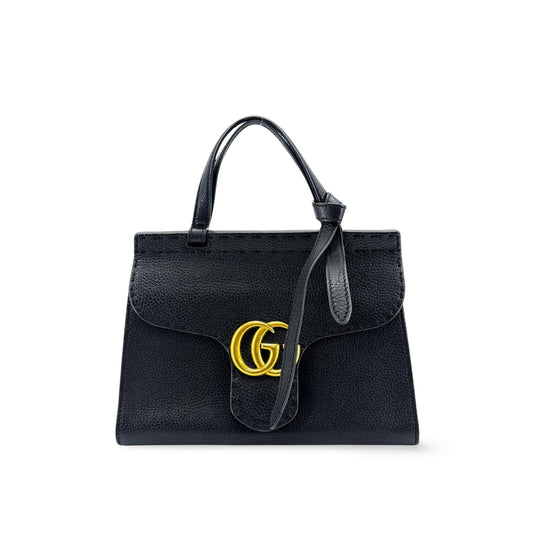 Gucci GG Marmont Small Top Handle Bag Black