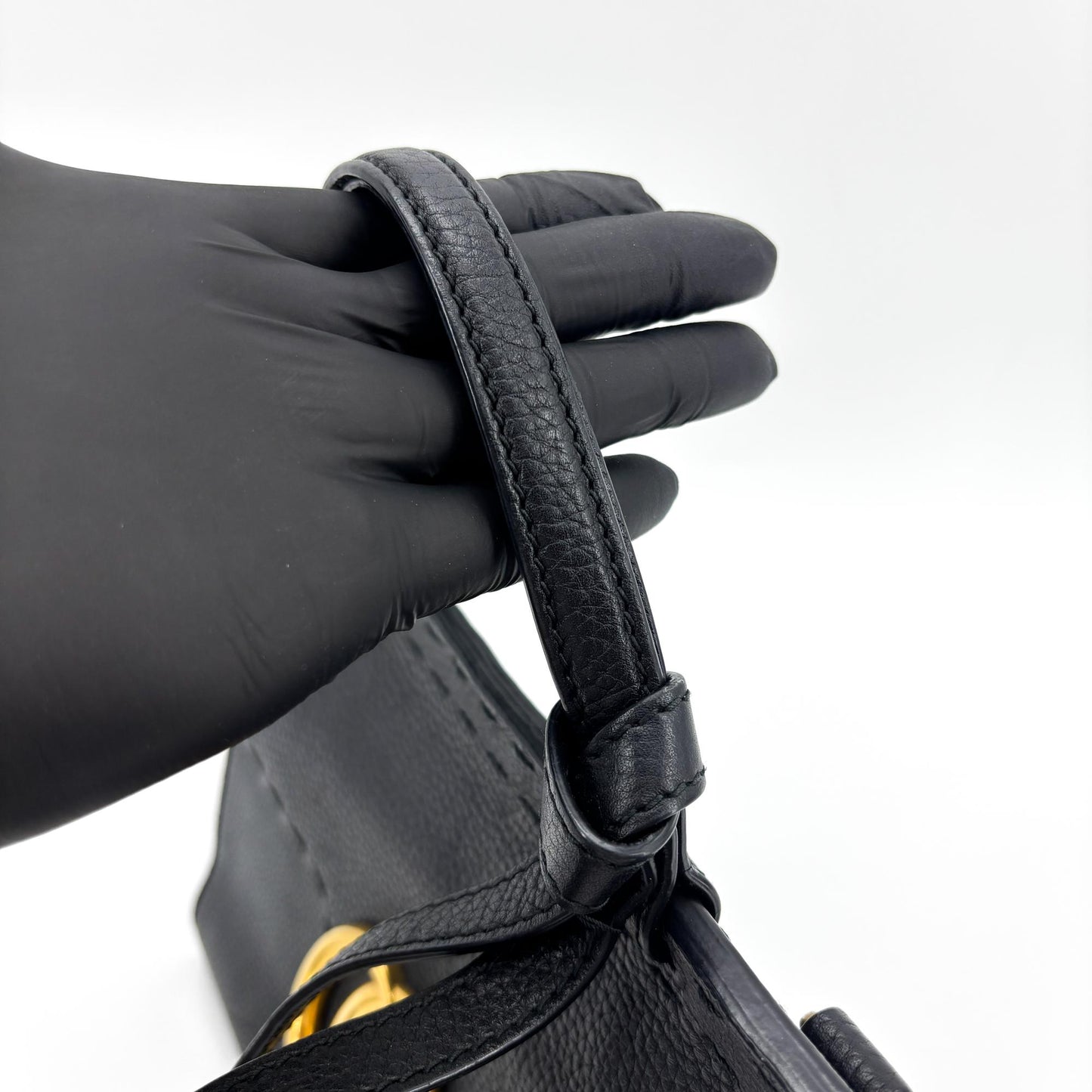 Gucci GG Marmont Small Top Handle Bag Black