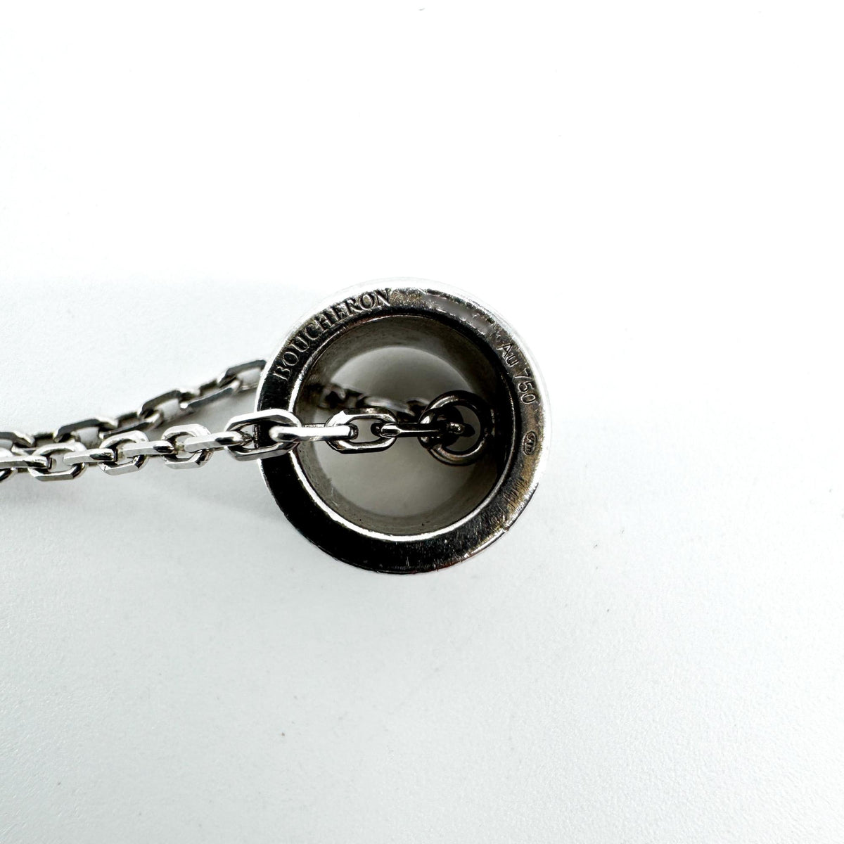 Boucheron Quatre White Edition Pendant White Gold Diamond Ceramic