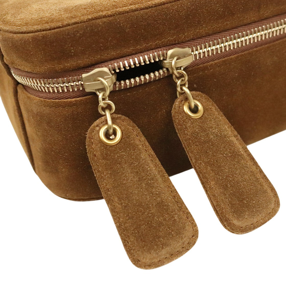 Chanel Brown Suede Big CC Tote Bag