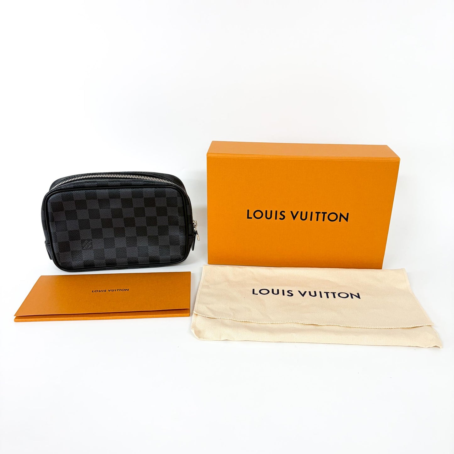 Louis Vuitton Toilet Pouch PM Damier Graphite
